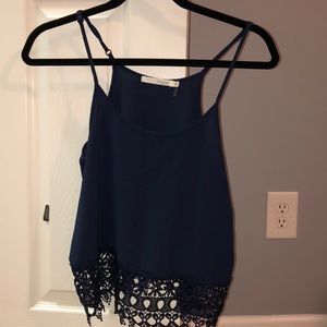 Formal navy tank top